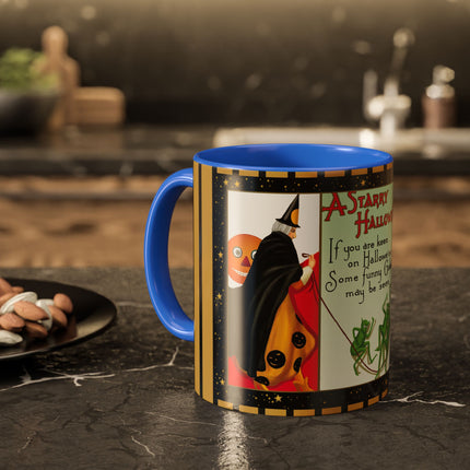 A Starry Halloween Colorful Mugs (11oz, 15oz)