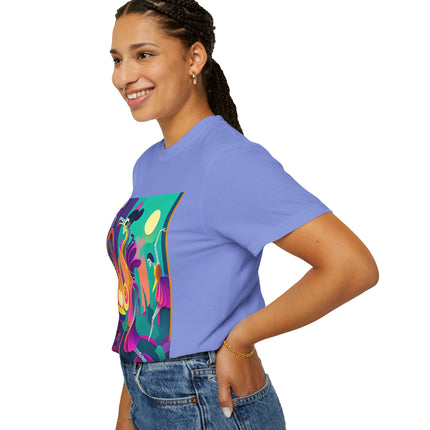 Dance of the Skeleton Ballerinas Unisex Garment-Dyed T-shirt