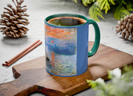 Sunrise by Claude Monet Colorful Mugs (11oz, 15oz)