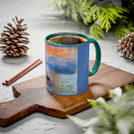 Sunrise by Claude Monet Colorful Mugs (11oz, 15oz)