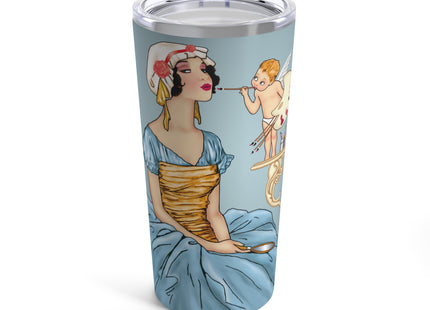 The Enchanting Painter: A Fairy's Artistic Touch Tumbler 20oz
