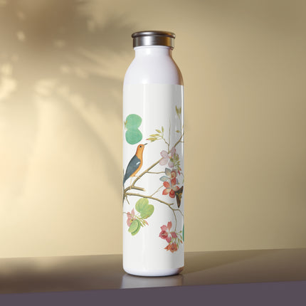 Orange-Headed Ground Thrush by Shaikh Zain al–Din Slim Water Bottle