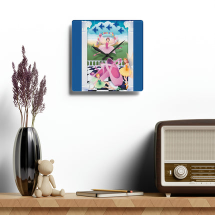 Graceful Enchantment Acrylic Wall Clock