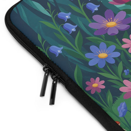 🧚🍄 The Lady Of The Mushroom Forest Laptop Sleeve – Art Deco Fairy Garden Fantasy