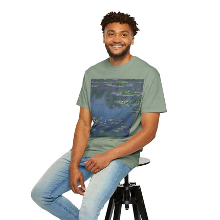 Water Lilies by Claude Monet Unisex Garment-Dyed T-shirt