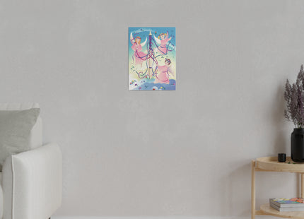 Angelic Revelry Matte Canvas, Stretched, 0.75"