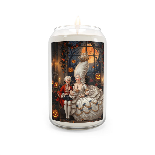 🌙🎃 The Moonlit Pumpkin Parlor Scented Soy Candle – Elegant Halloween Charm