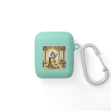 Playful Kitten in the Tea Room AirPods and AirPods Pro Case