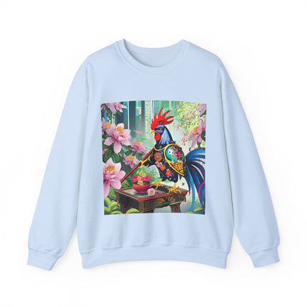 Cyberpunk Rooster Unisex Heavy Blend™ Crewneck Sweatshirt