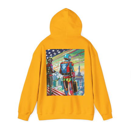 NSA Cyber Punk Computer Hacking Team – Heavy Blend™ Hooded Sweatshirt
