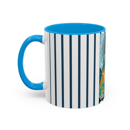 Art Deco Christmas Elegance Colorful Mugs (11oz, 15oz)