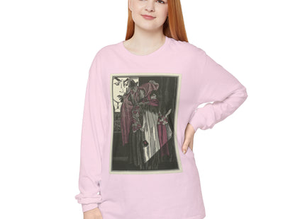 L’écran by Fernand Siméon Garment-dyed Long Sleeve T-Shirt