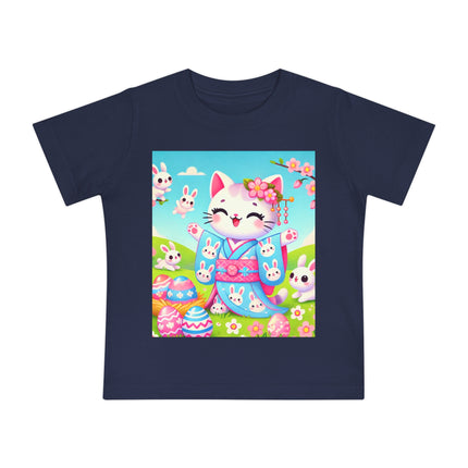 Springtime Kitten’s Easter Joy Baby Short Sleeve T-Shirt