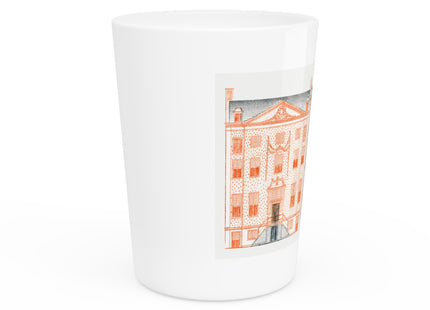 Amsterdam Canal Houses by Johan Teyler Ceramic Shot Glass