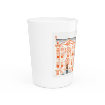 Amsterdam Canal Houses by Johan Teyler Ceramic Shot Glass