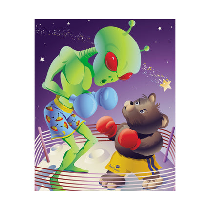 Cosmic Clash Premium Matte Vertical Posters