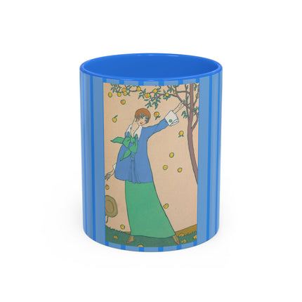 Le Verger by Georges Lepape Colorful Mugs (11oz, 15oz)