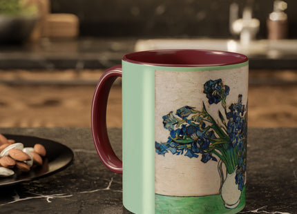 Irises by Vincent Van Gogh Colorful Mugs (11oz, 15oz)