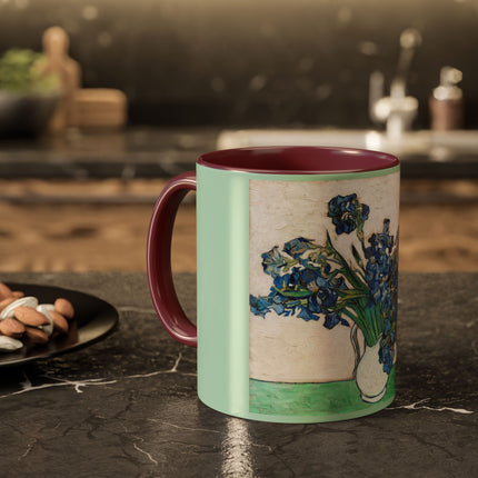 Irises by Vincent Van Gogh Colorful Mugs (11oz, 15oz)