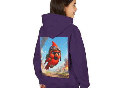Cardinal Dive Bomber Youth Heavy Blend Hooded Sweatshirt