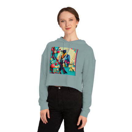 Curious Crow Women’s Cropped Hooded Sweatshirt
