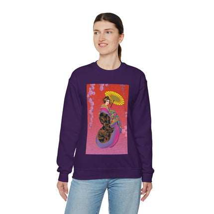 Enchanting Geisha Unisex Heavy Blend™ Crewneck Sweatshirt