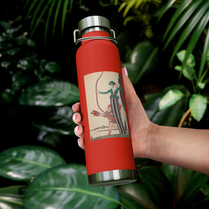 L'Arc Rouge by George Barbier Copper Vacuum Insulated Bottle, 22oz