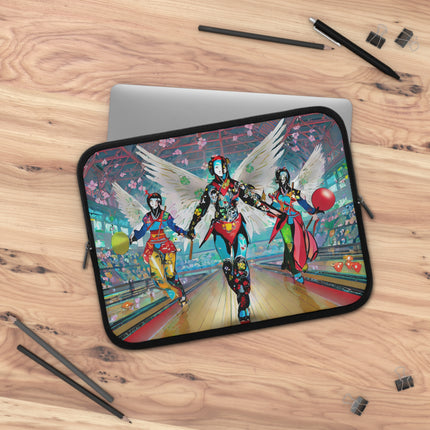 Samurai Robot Angels Laptop Sleeve