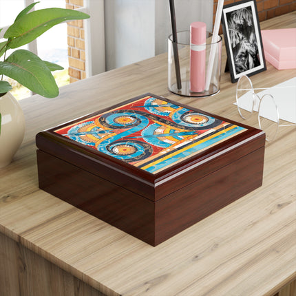 Reproduction of S-Spiral Frieze by Emile Gilliéron Jewelry Box