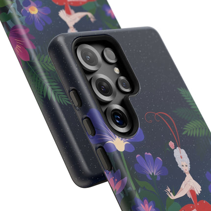 🌺✨ The Lady Of The Starlit Enchanted Garden Phone Case – Art Deco Floral Fantasy