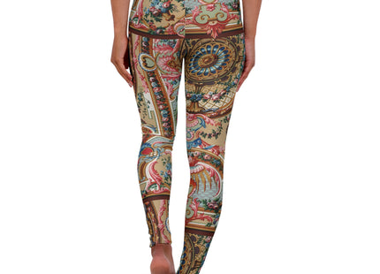 L'Ornement Polychrome by Albert Racine High Waisted Yoga Leggings (AOP)