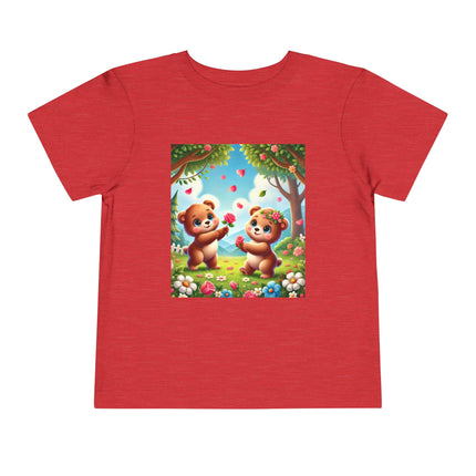 Teddy Bear Friendship Toddler Short Sleeve Tee