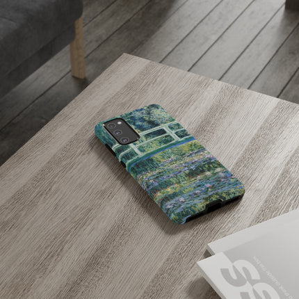 Water Lilies and Japanese Bridge by Claude Monet Phone Cases