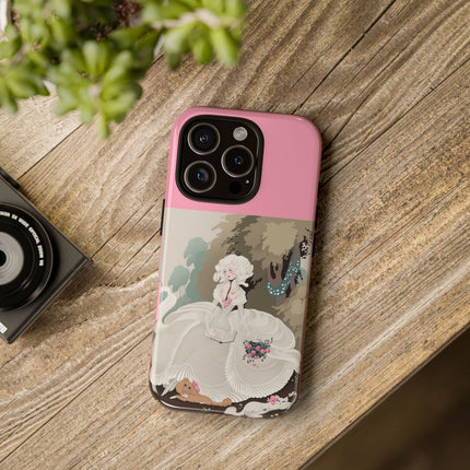 Rococo Garden Reader Phone Case – Whimsical Elegance & Timeless Charm