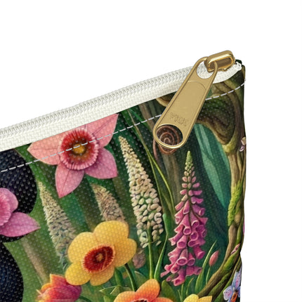 The Spring Gambit: A Fairy’s Move Flat Pouch – Whimsical Chess & Spring Magic