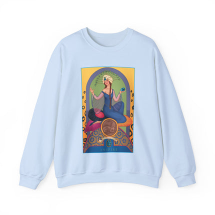 December & Tanzanite (from the Gem Series) by Sofia Chiostri Heavy Blend™ Crewneck Sweatshirt