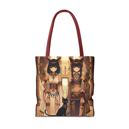 The Egyptian Priestess Cats Tote Bag – Temple Guardians & Ancient Grace