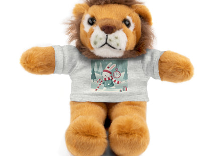 Candy Cane Timekeeper Bunny Stuffed Animals with Tee