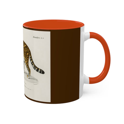 Jaguar by Charles Dessalines D' Orbigny Colorful Mugs, 11oz