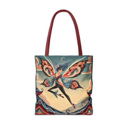 The Dragon Fairy of the Temple Tote Bag – Mythic Grace & Ancient Power