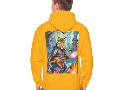 Cyberpunk Leopard – Heavy Blend™ Hooded Sweatshirt