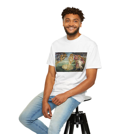 Birth of Venus by Sandro Botticelli Unisex Garment-Dyed T-shirt
