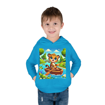 Little Explorer on the River Toddler Pullover Fleece Hoodie