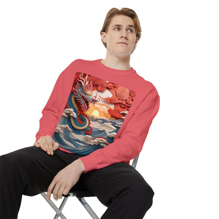 Stormbound Dragon Garment-Dyed Sweatshirt