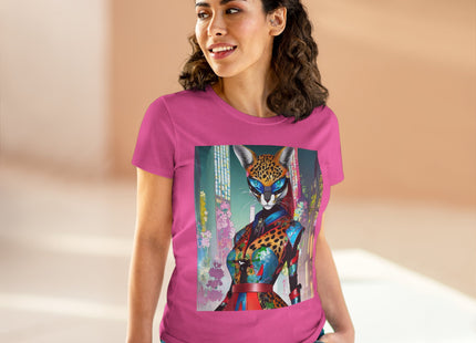 Cyber Cat Glamour Cotton Tee