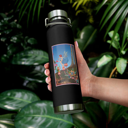 Periwinkle Painting the Petals by Ida Outhwaite Copper Vacuum Insulated Bottle, 22oz