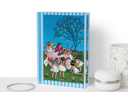 Enchanted Easter Gathering Acrylic Art Block
