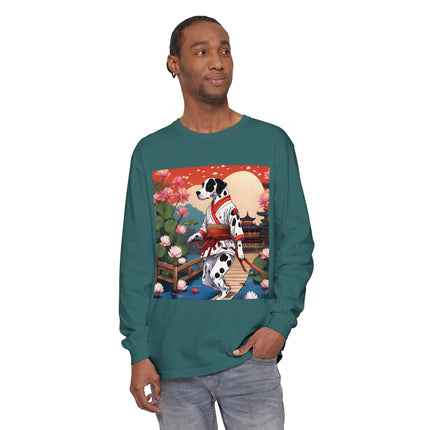 Doberman of the Rising Sun Long Sleeve T-Shirt