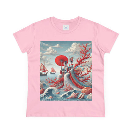 Ladies by the Quiet Sea Cotton Tee