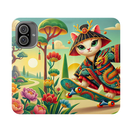 🛹🐉 Dragon Dance on Wheels Flip Case – Bold Adventure & Dynamic Grace